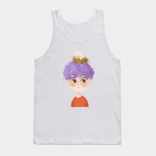 Boy with dog Tank Top